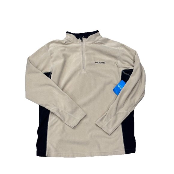 Columbia Men’s Tan An Gray One Ridge Half Zip Size Large NWT - Picture 1 of 4